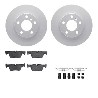 R1 Concepts WDUH1-31252 Carbon Series Brake Rotors W/ 5000 Oep Brake Pads & Hdw